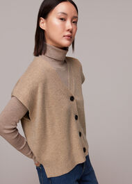 Button Through Wool Tank