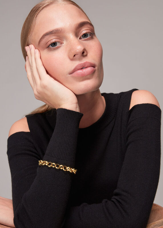 Gold Chunky Chain Bracelet