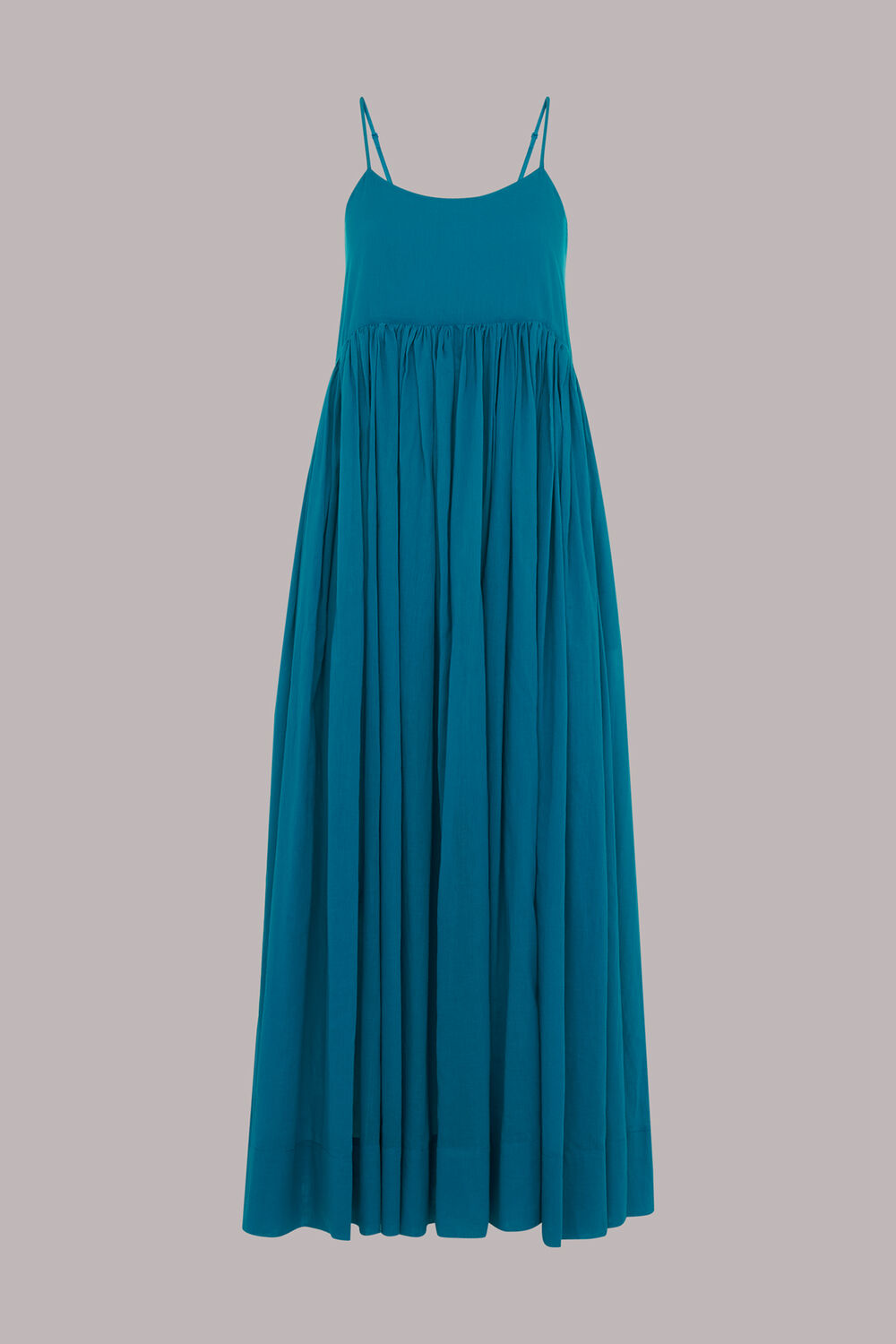 Turquoise Carmen Trapeze Dress