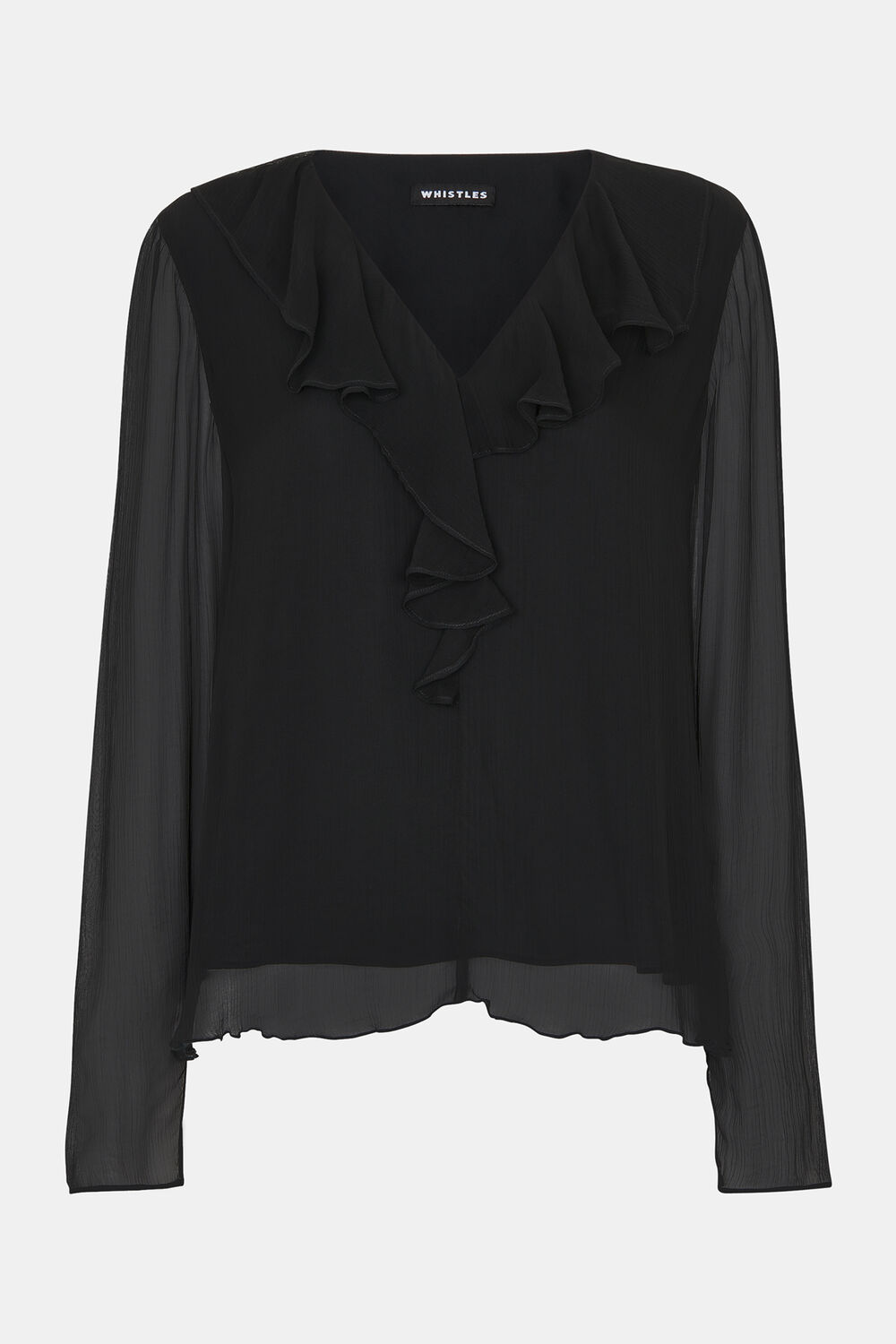 Ruffle Collar Detail Blouse