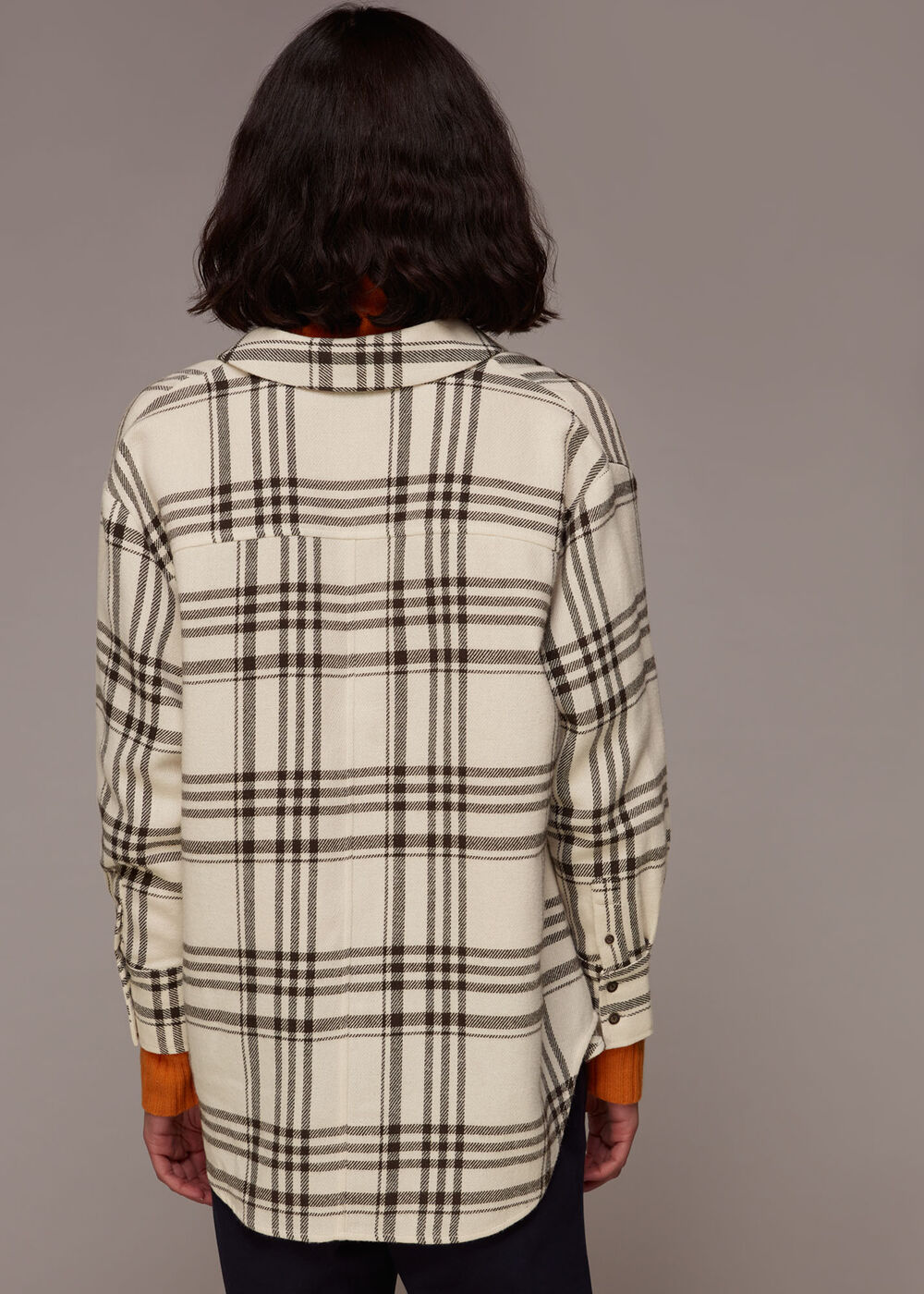 Oversized Check Cotton Shirt