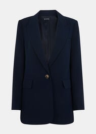Petite Crepe Boyfriend Blazer