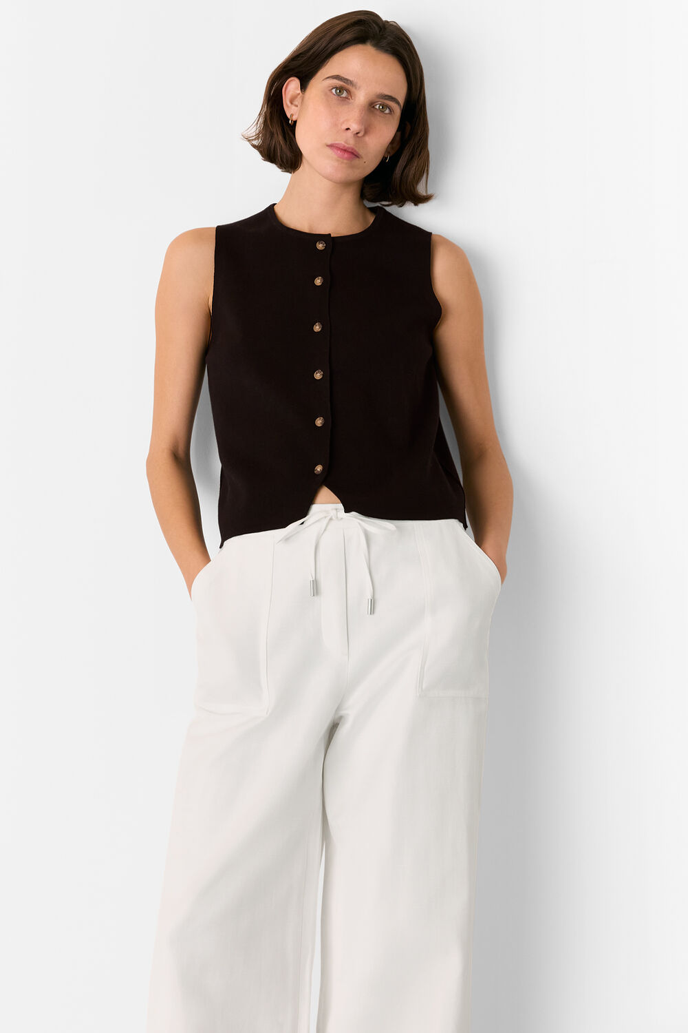 Leona Linen Blend Trouser
