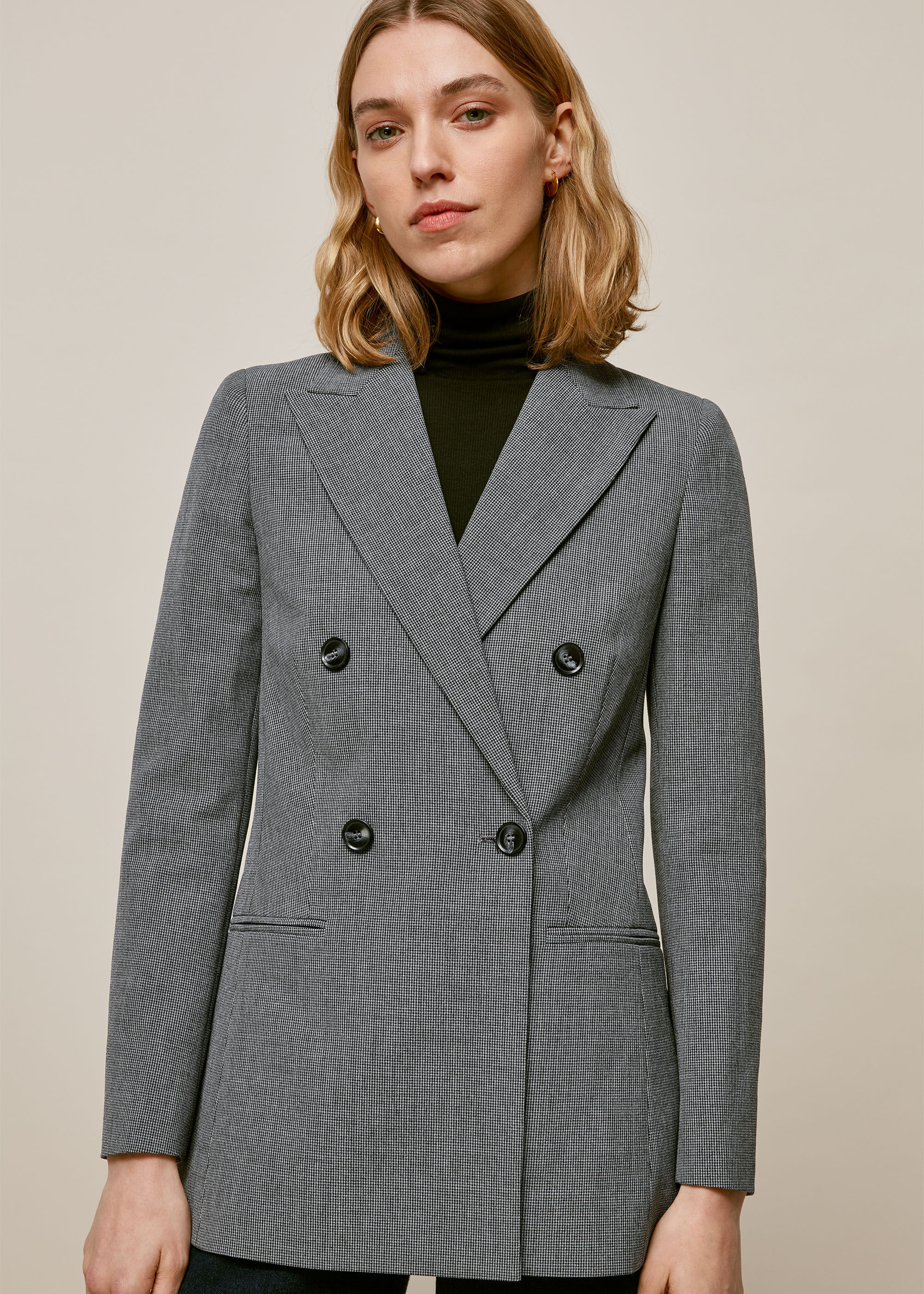 Whistles cheap grey coat