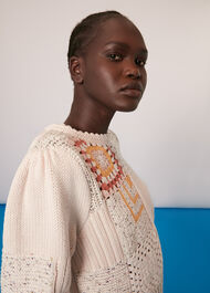 Patchwork Crochet Jumper