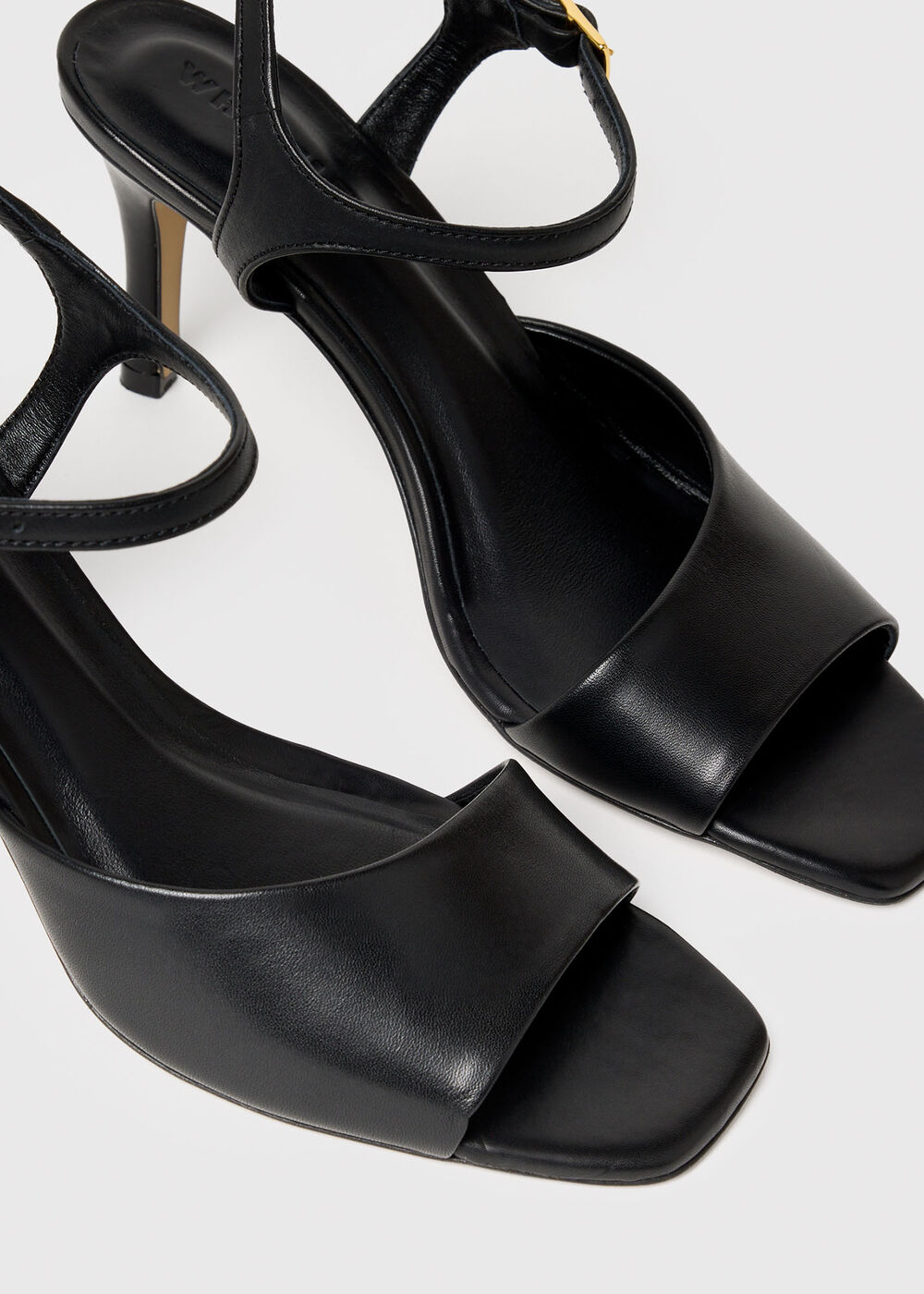 Asymmetric High Heeled Sandal