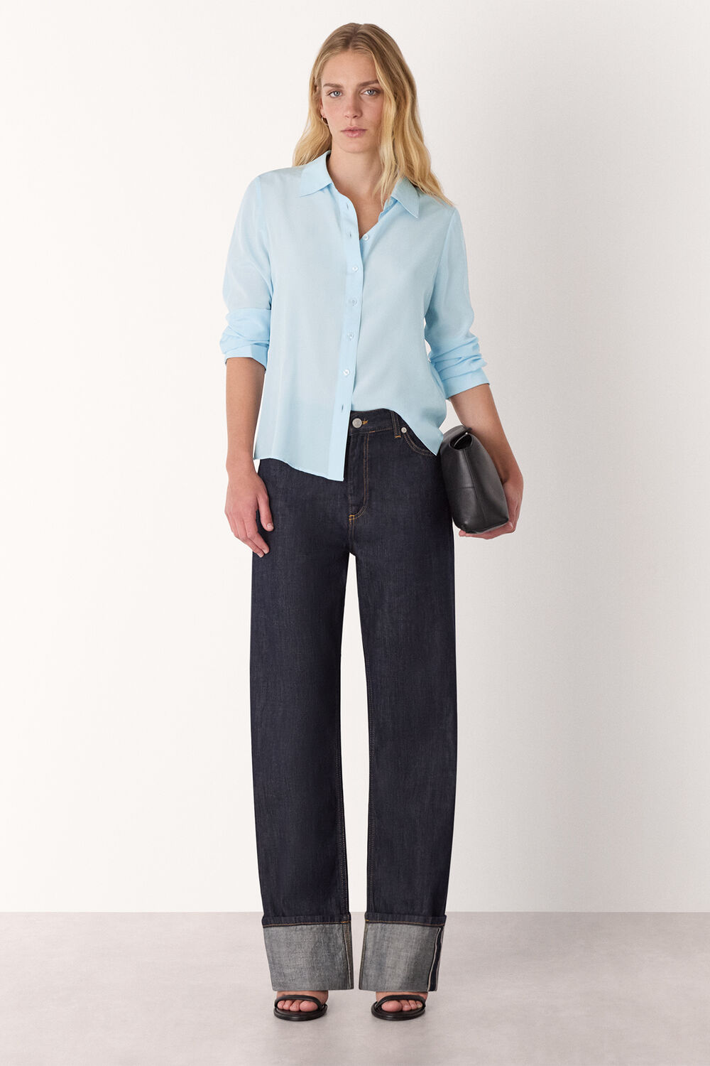 Pale Blue Ultimate Silk Shirt