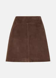Suede A Line Skirt