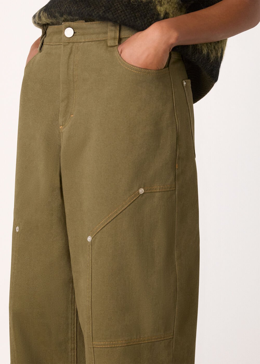 Barrel Mid Rise Trouser