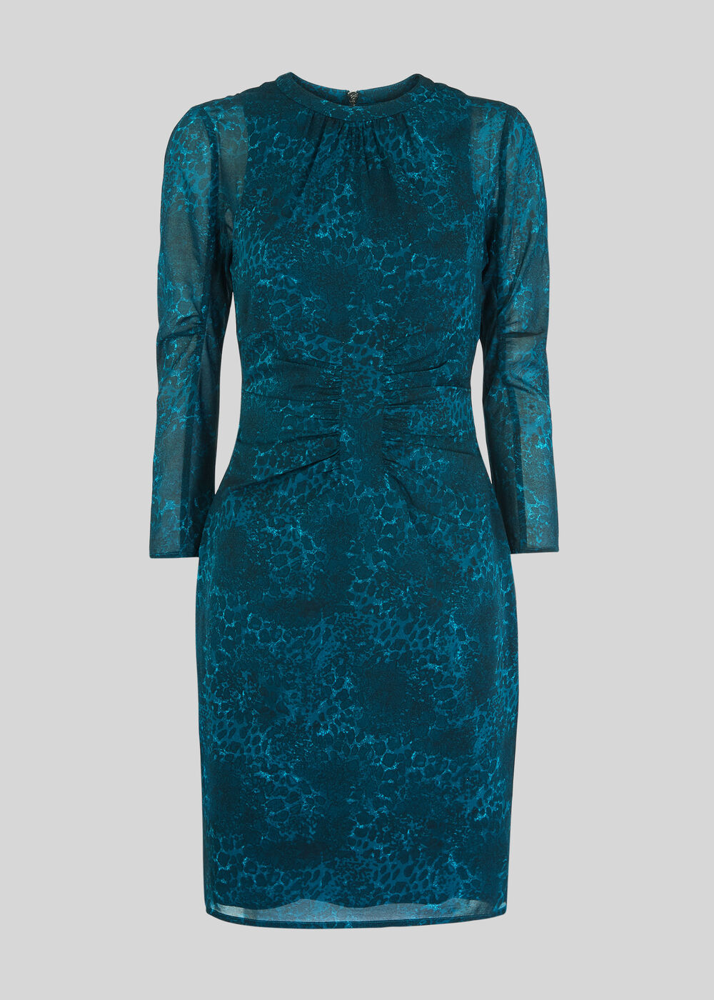 whistles silk bodycon dress WHISTLES Digital Bloom Silk Bodycon