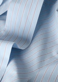 Scarf Stripe Cotton Shirt