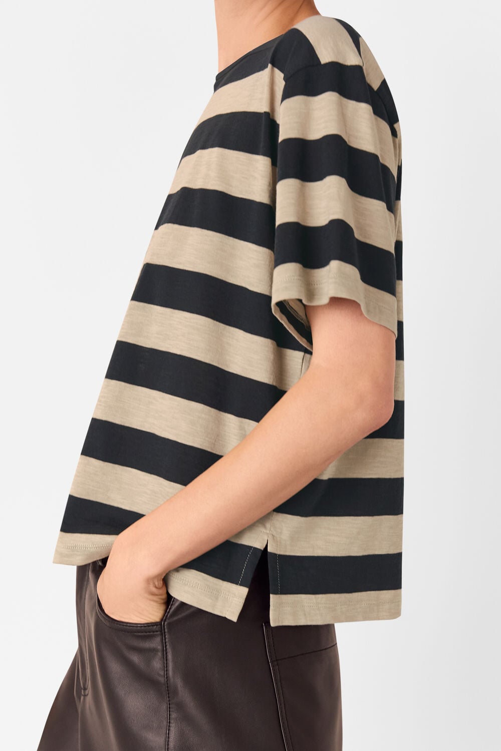 Wide Stripe Tee