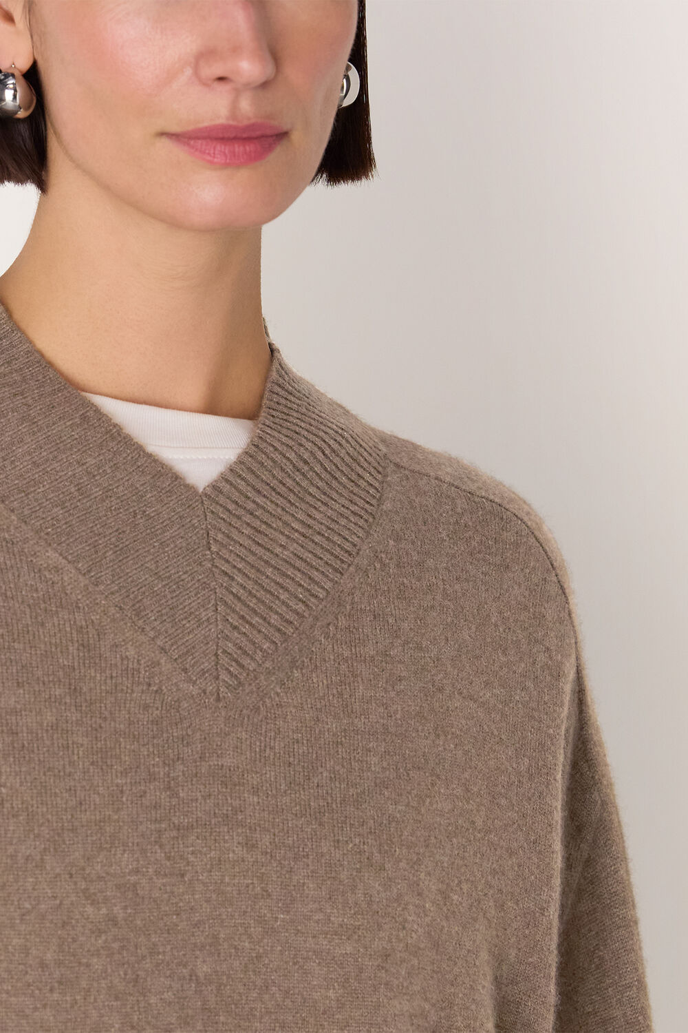 Cashmere V Neck Knit