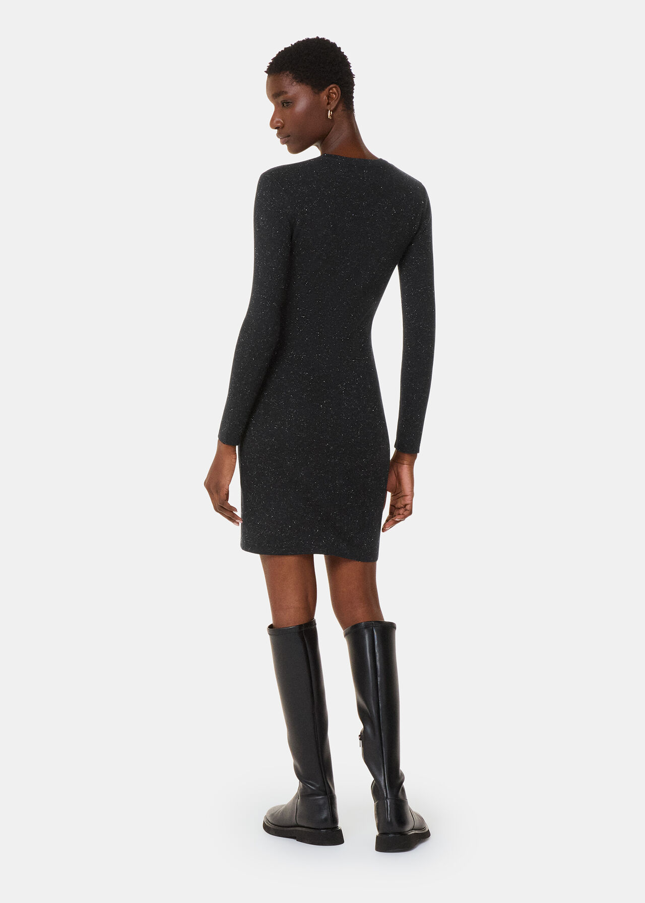 Annie Sparkle Short Knit Dress