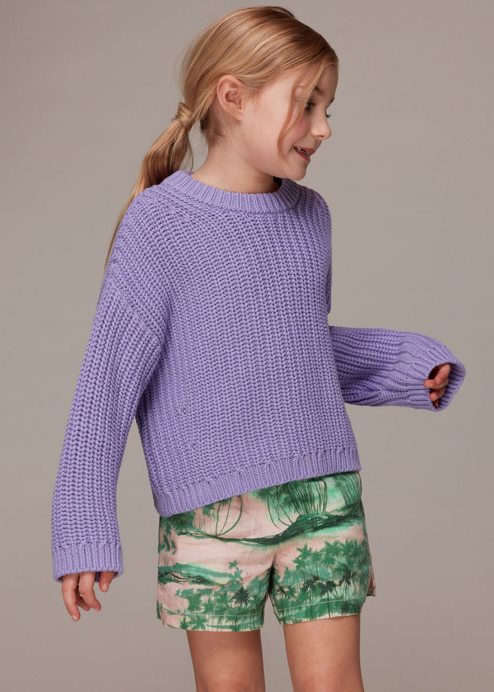 Chunky Cotton Rib Sweater