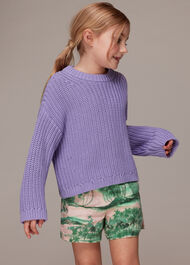 Chunky Cotton Rib Sweater