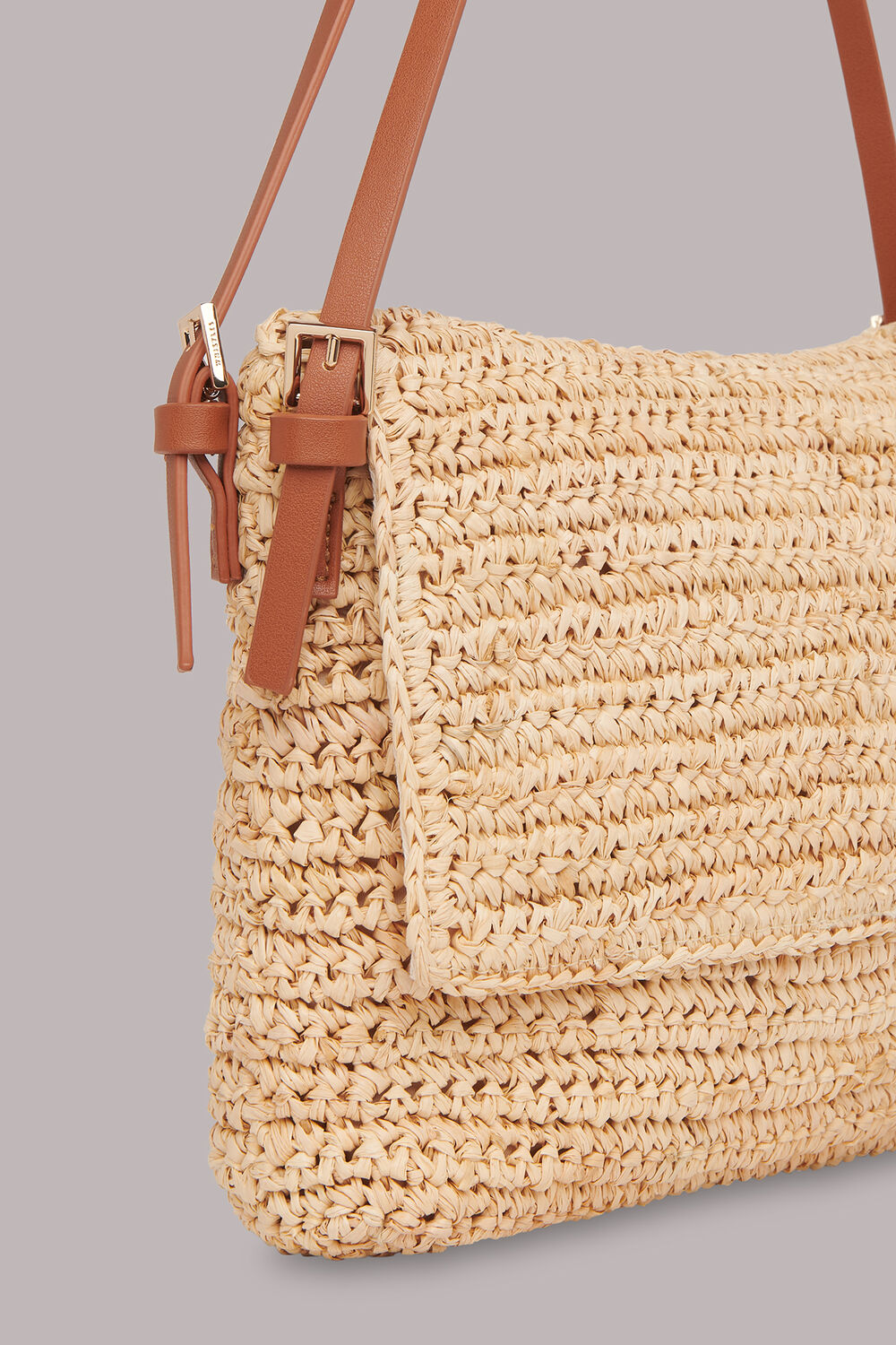 Karis Straw Shoulder Bag