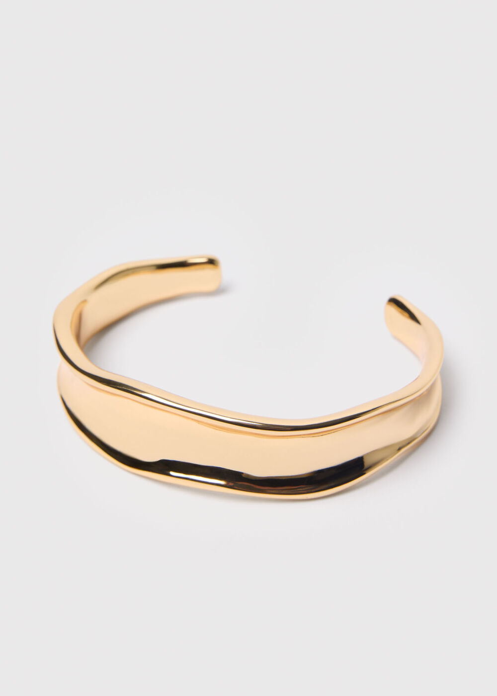Chunky Irregular Cuff Bangle