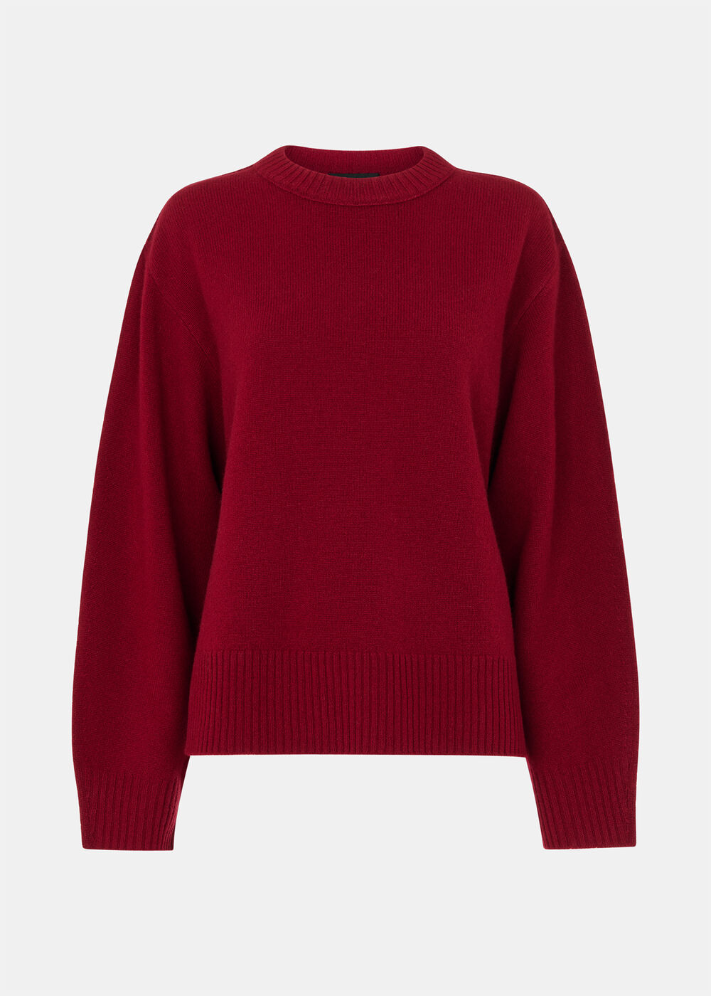 Side Stripe Detail Wool Knit