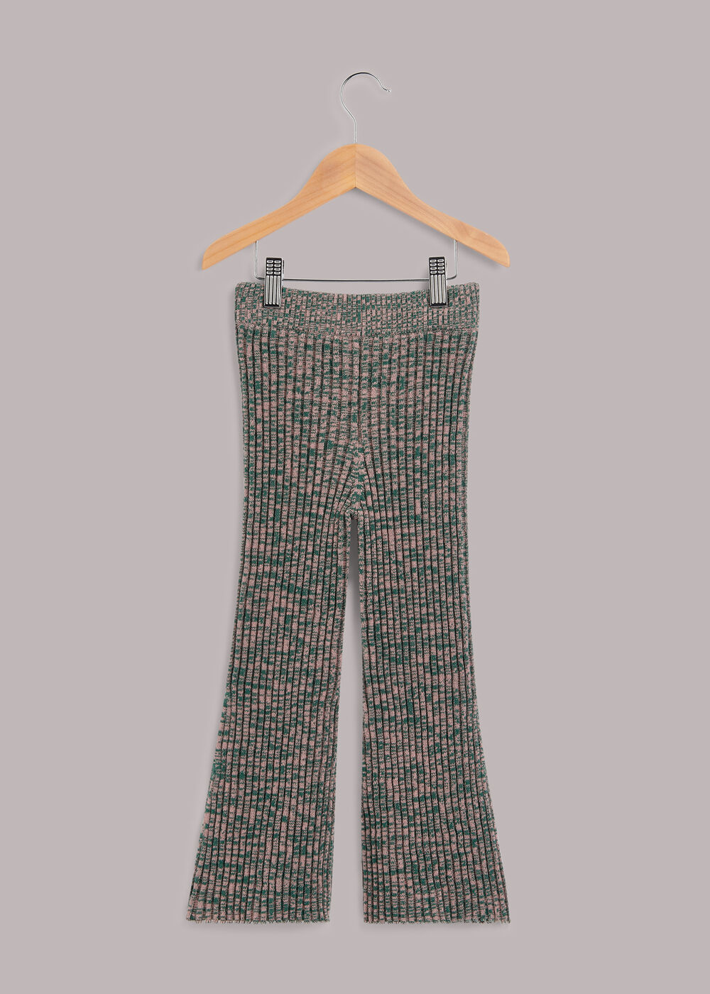 Rib Knit Marl Flare