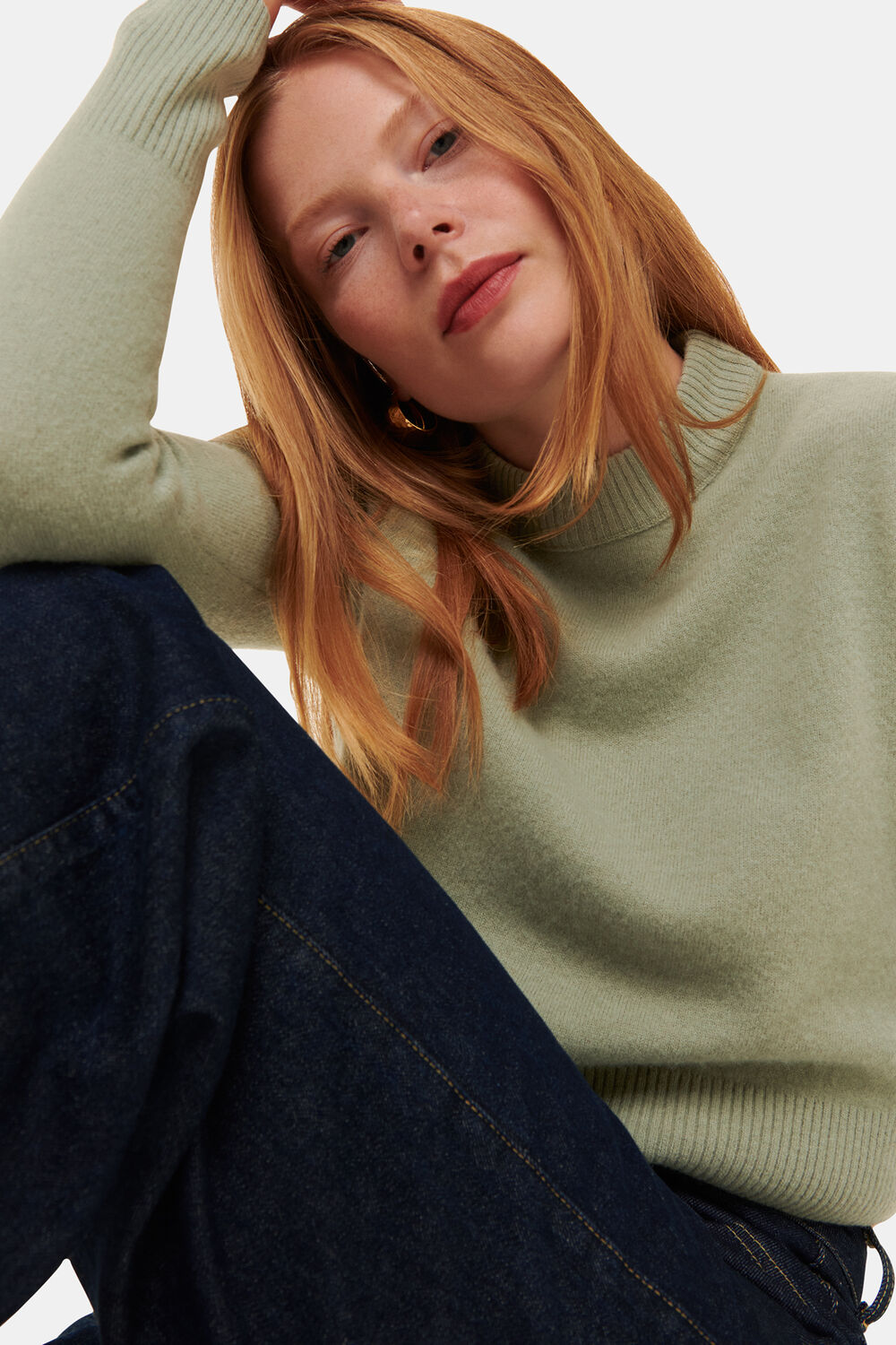 Wool Cropped Sweater