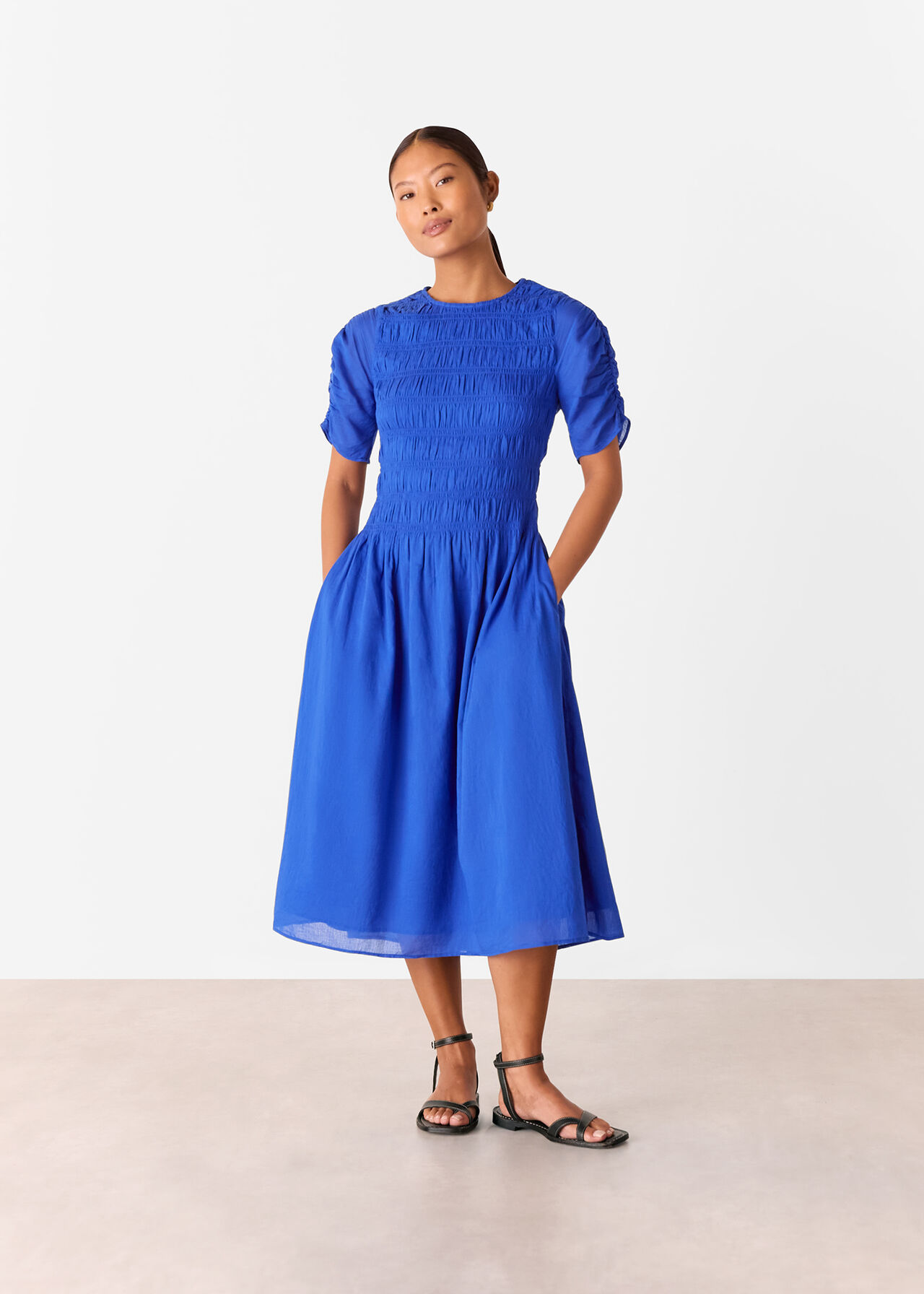 Petite Avery Smocked Dress
