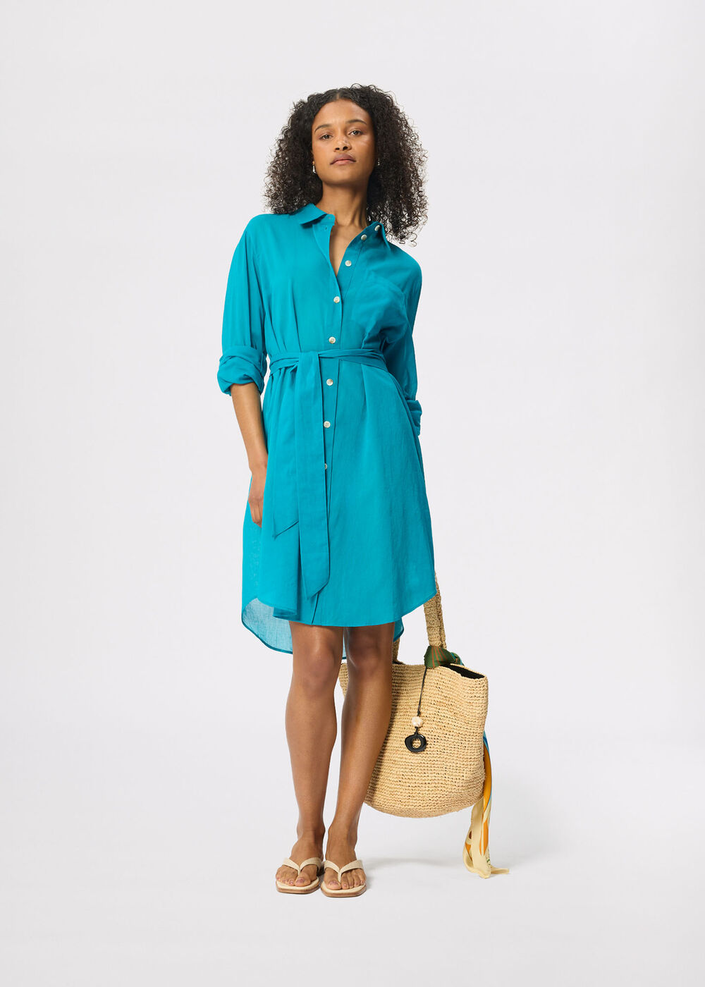 Tie Front Beach Dress