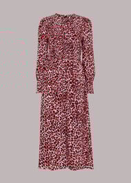 Abstract Cheetah Print Dress