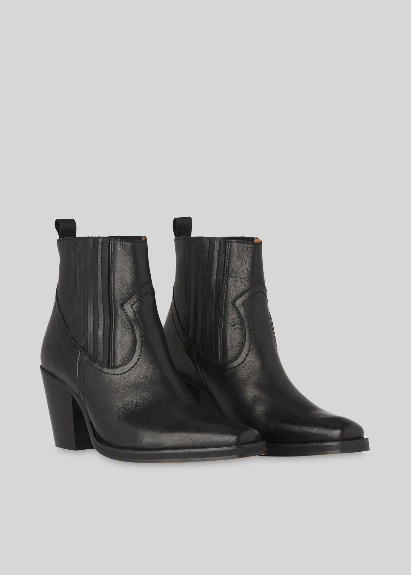 Black Allington Western Boot WHISTLES Whistles