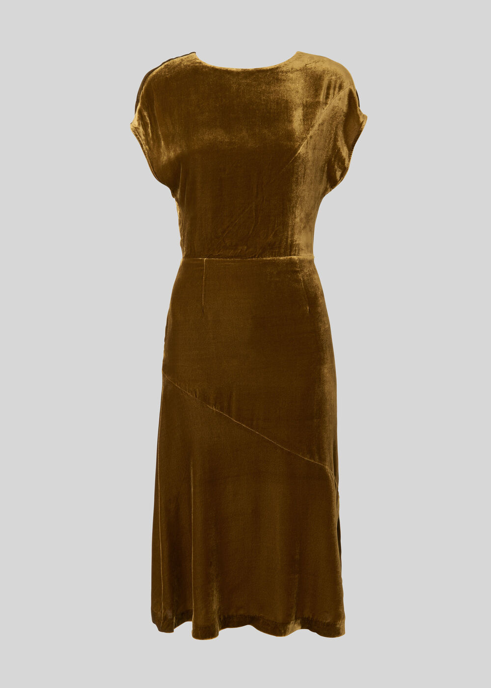 Mina Silk Mix Velvet Dress