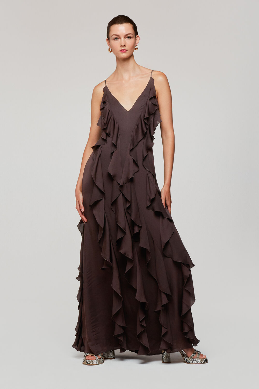 Ruffle Maxi Dress