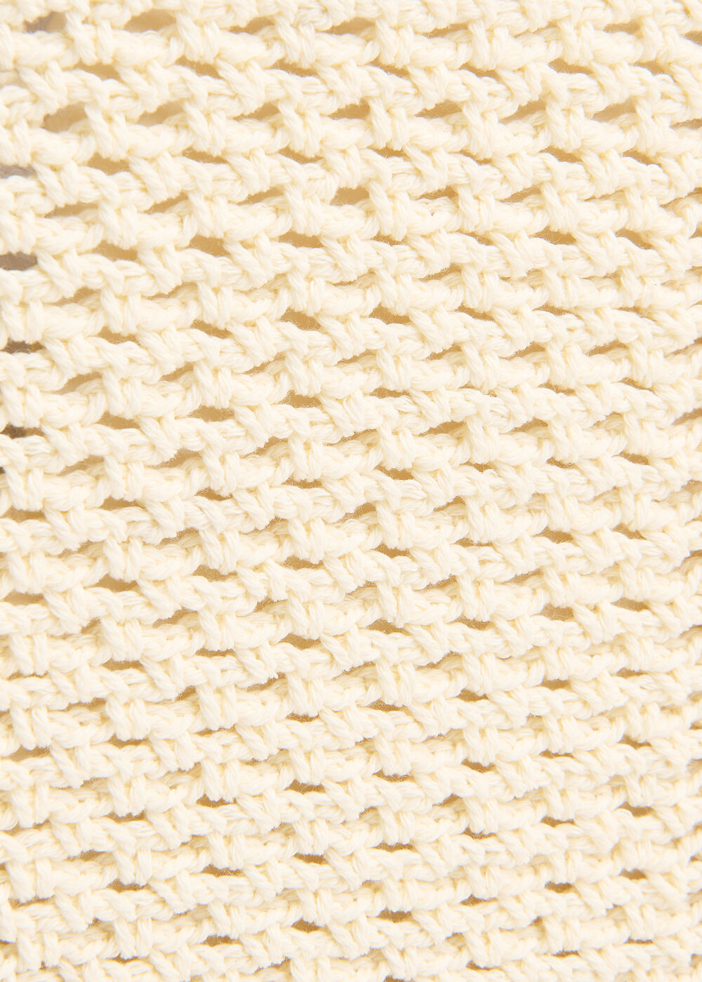 Bamboo Handle Crochet Bag