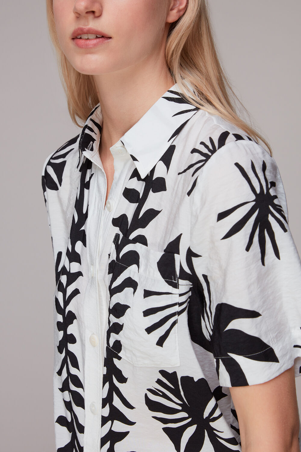 Collaged Star Bowling Shirt