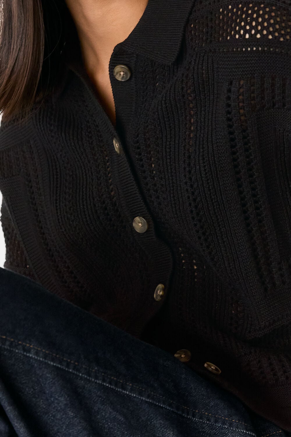 Crochet Knitted Shirt
