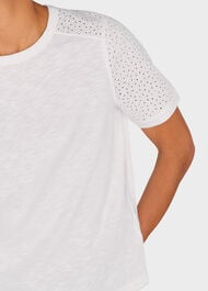 Broderie Sleeve Detail Tee