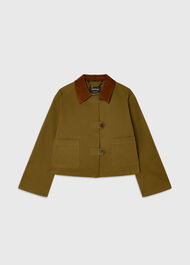 Corduroy Collar Jacket