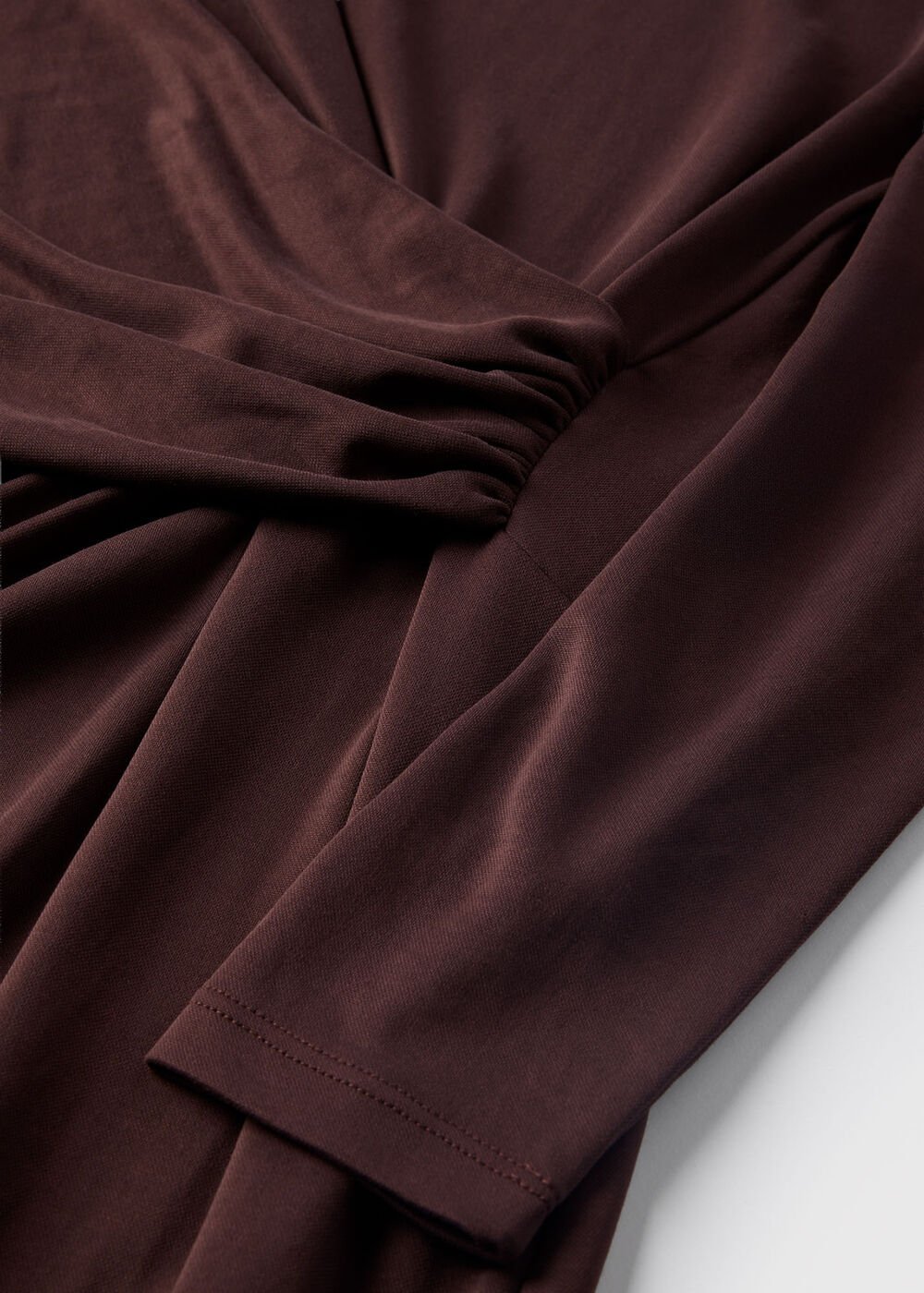 Ruched Detail Midi Dress