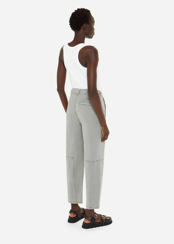 Khaki Alice Pocket Detail Trouser