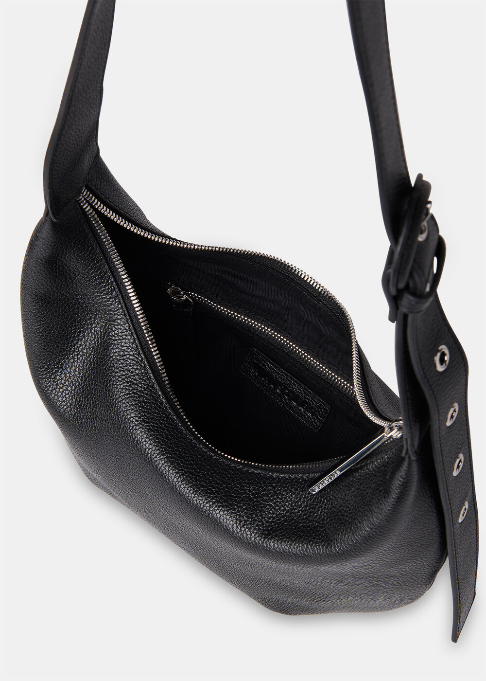 Small Sia Curved Crossbody Bag