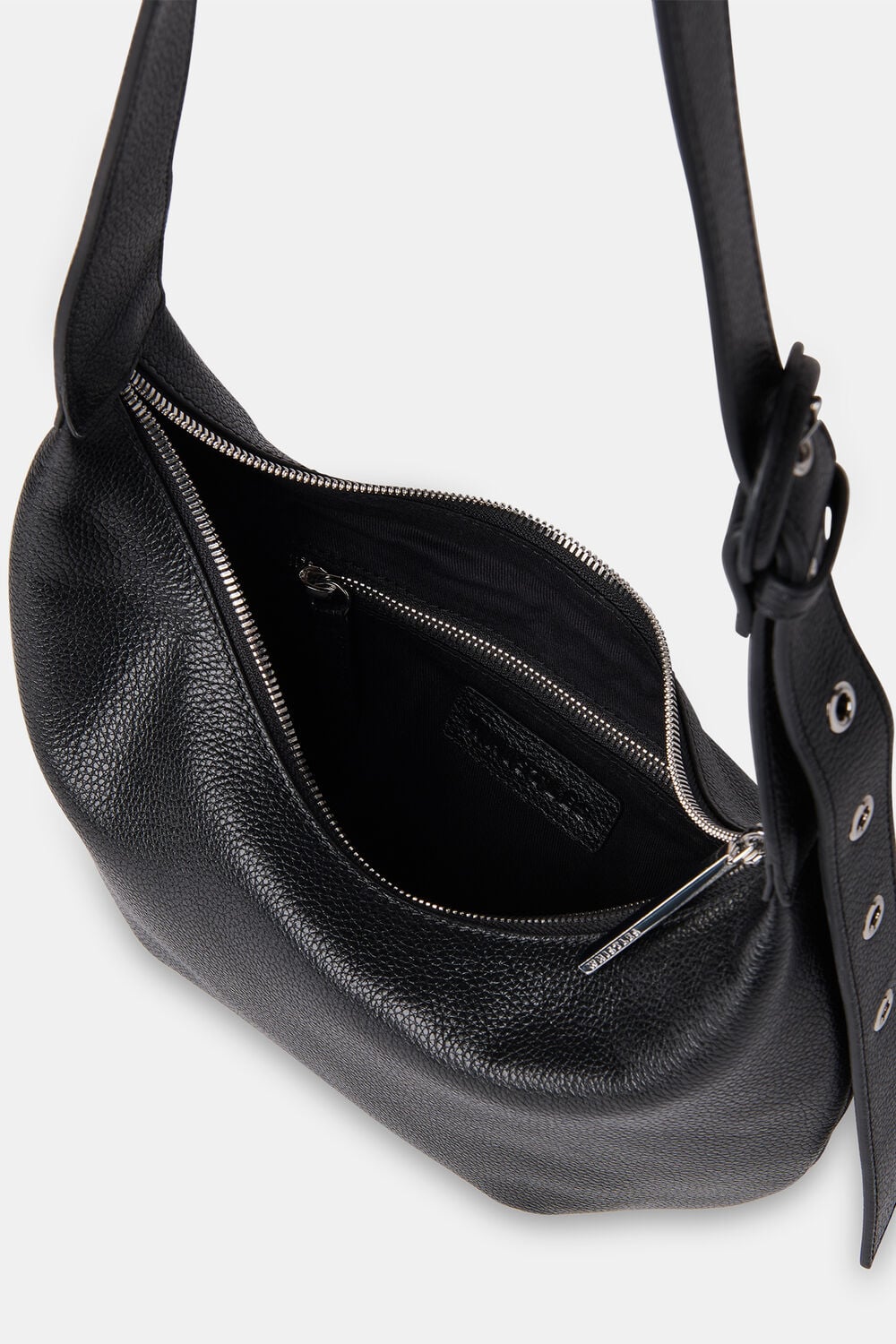 Small Sia Curved Crossbody Bag