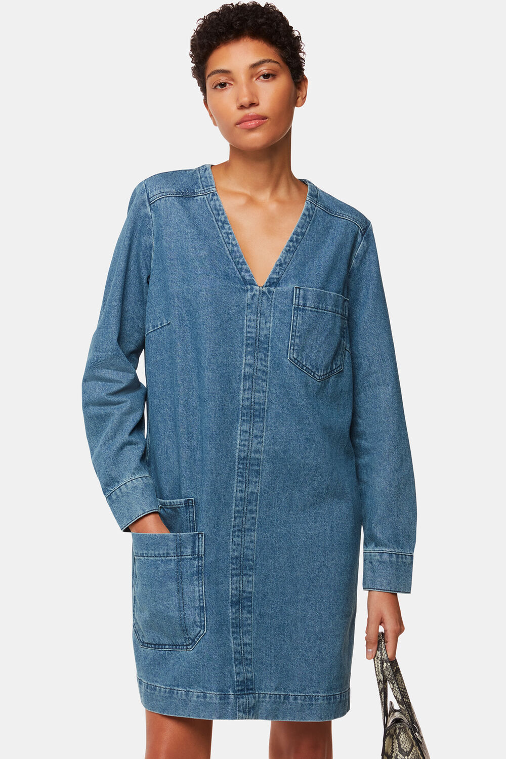Denim Pocket Dress