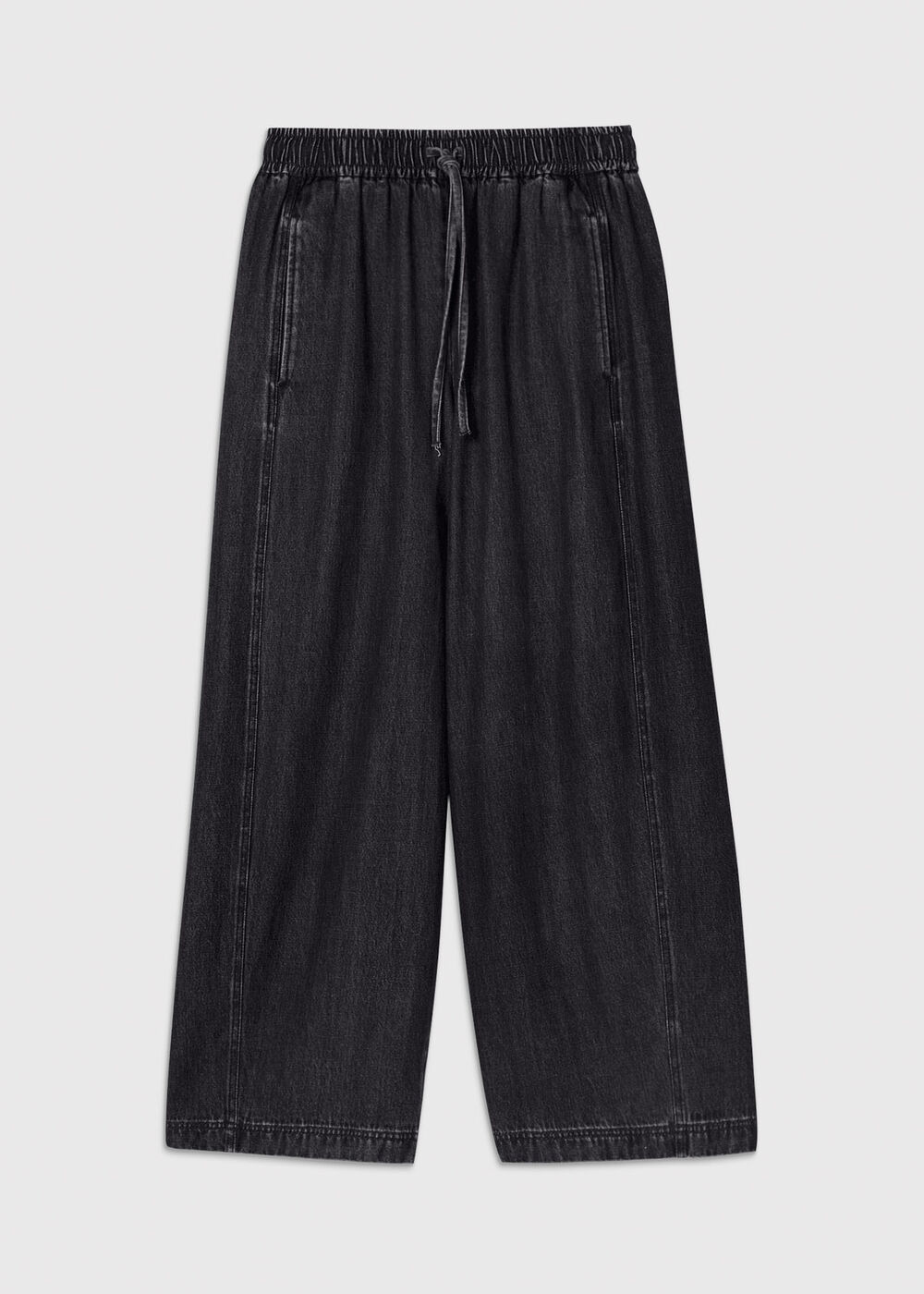 Casual Denim Barrel Trouser