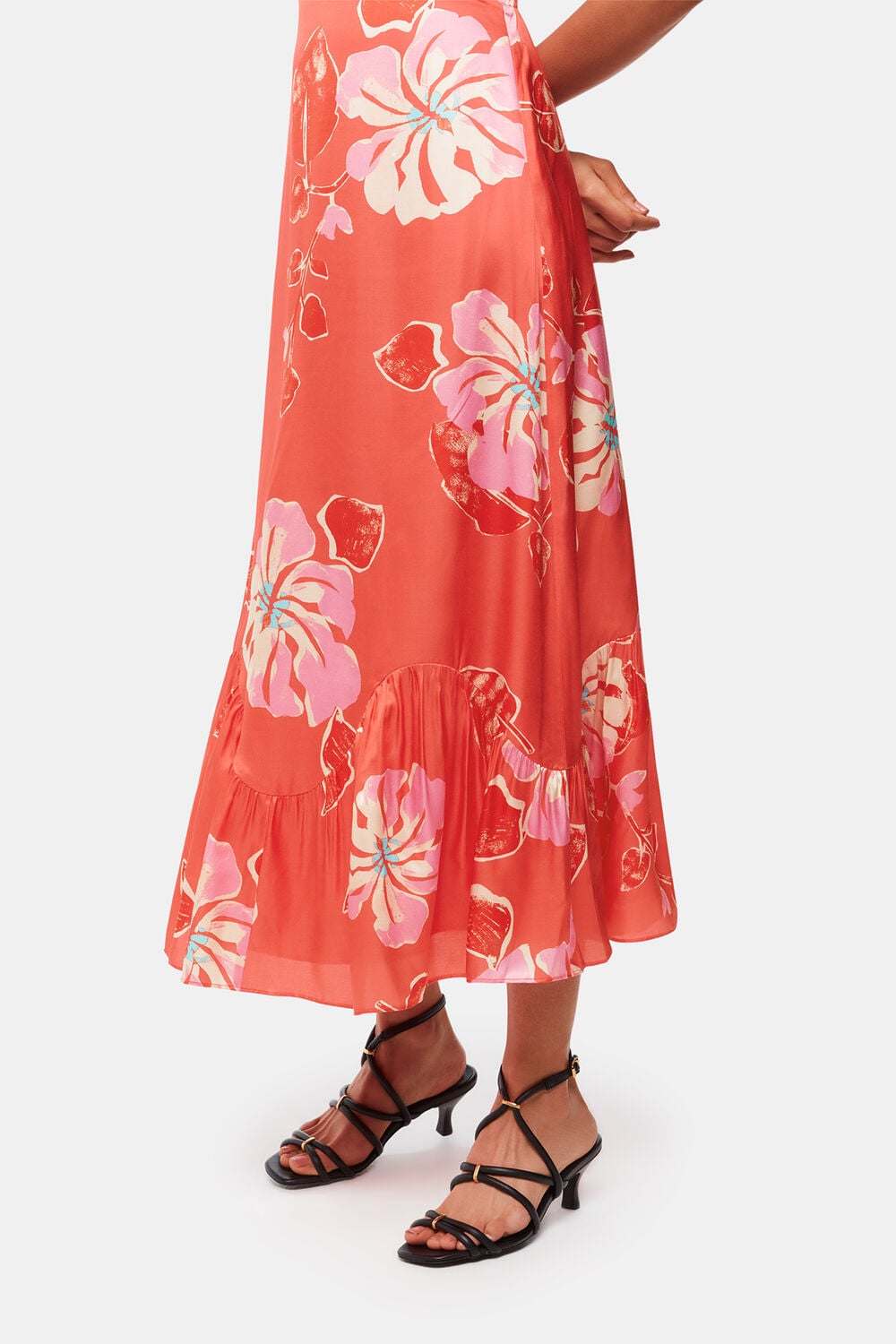 Hibiscus Print Raffa Dress