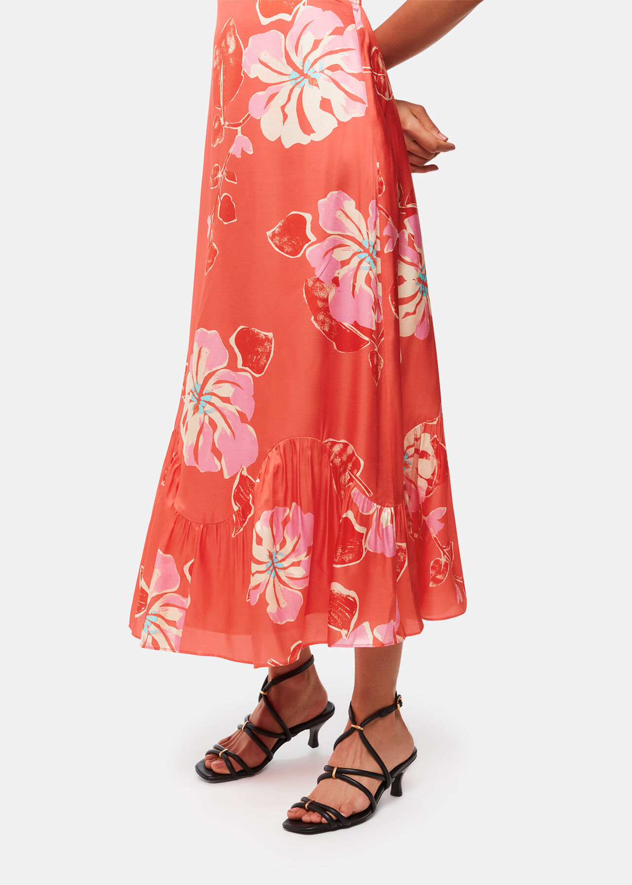 Hibiscus Print Raffa Dress