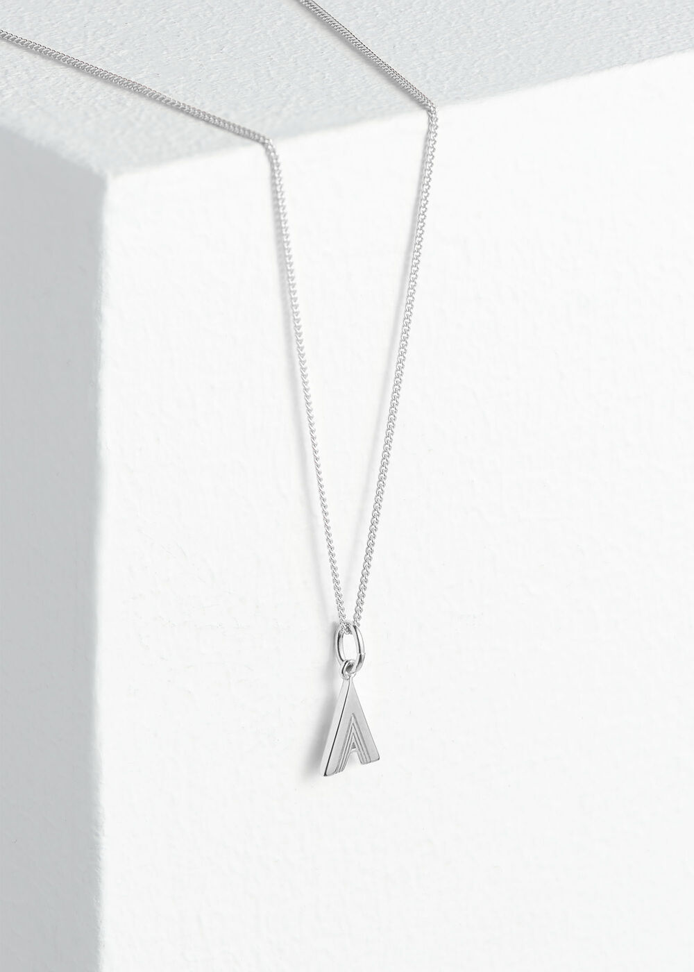 Silver Rachel Jackson Letter Necklace