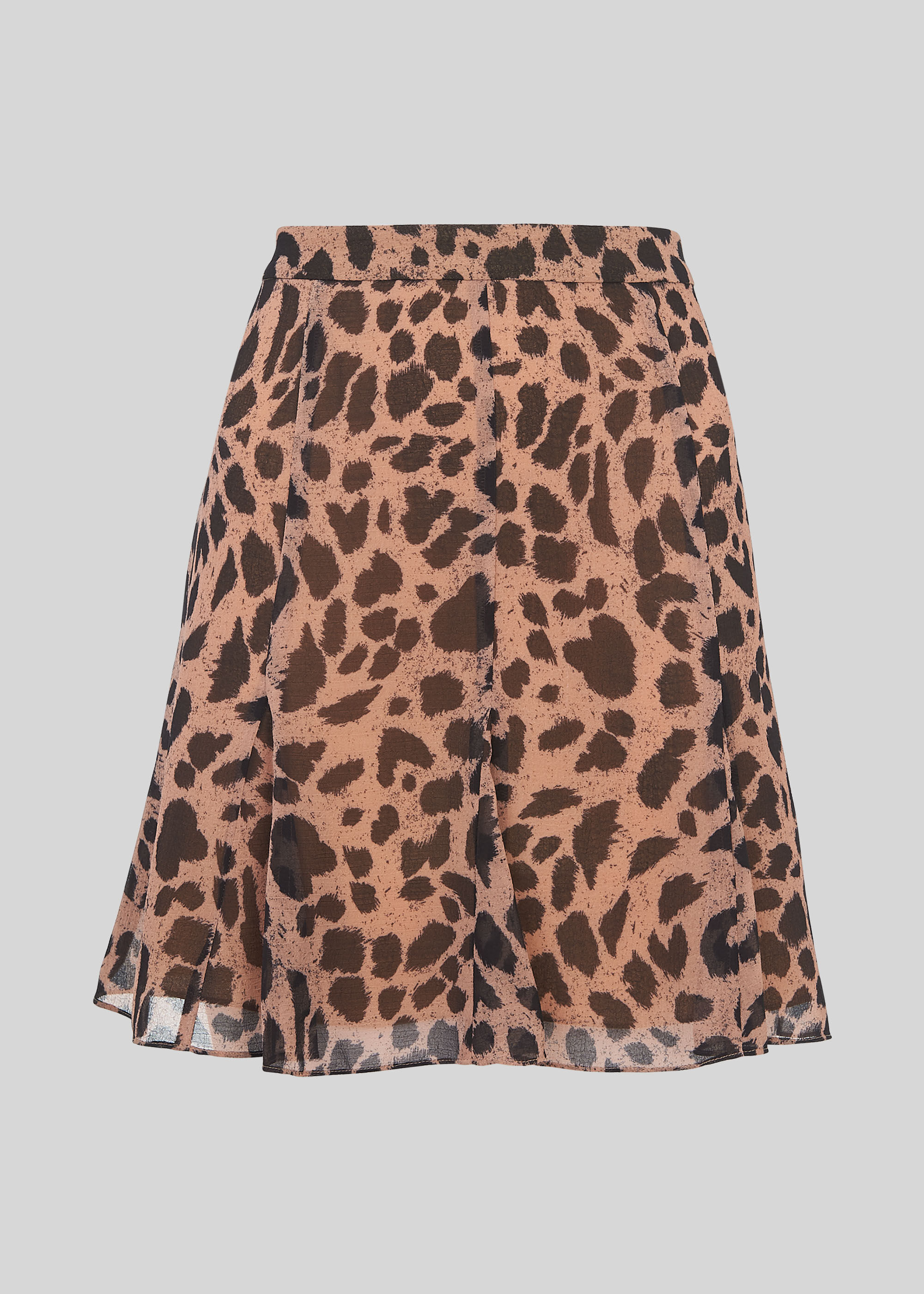 whistles brushed leopard wrap skirt white/multi