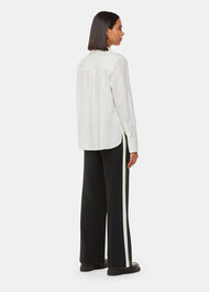 Crepe Side Stripe Trouser