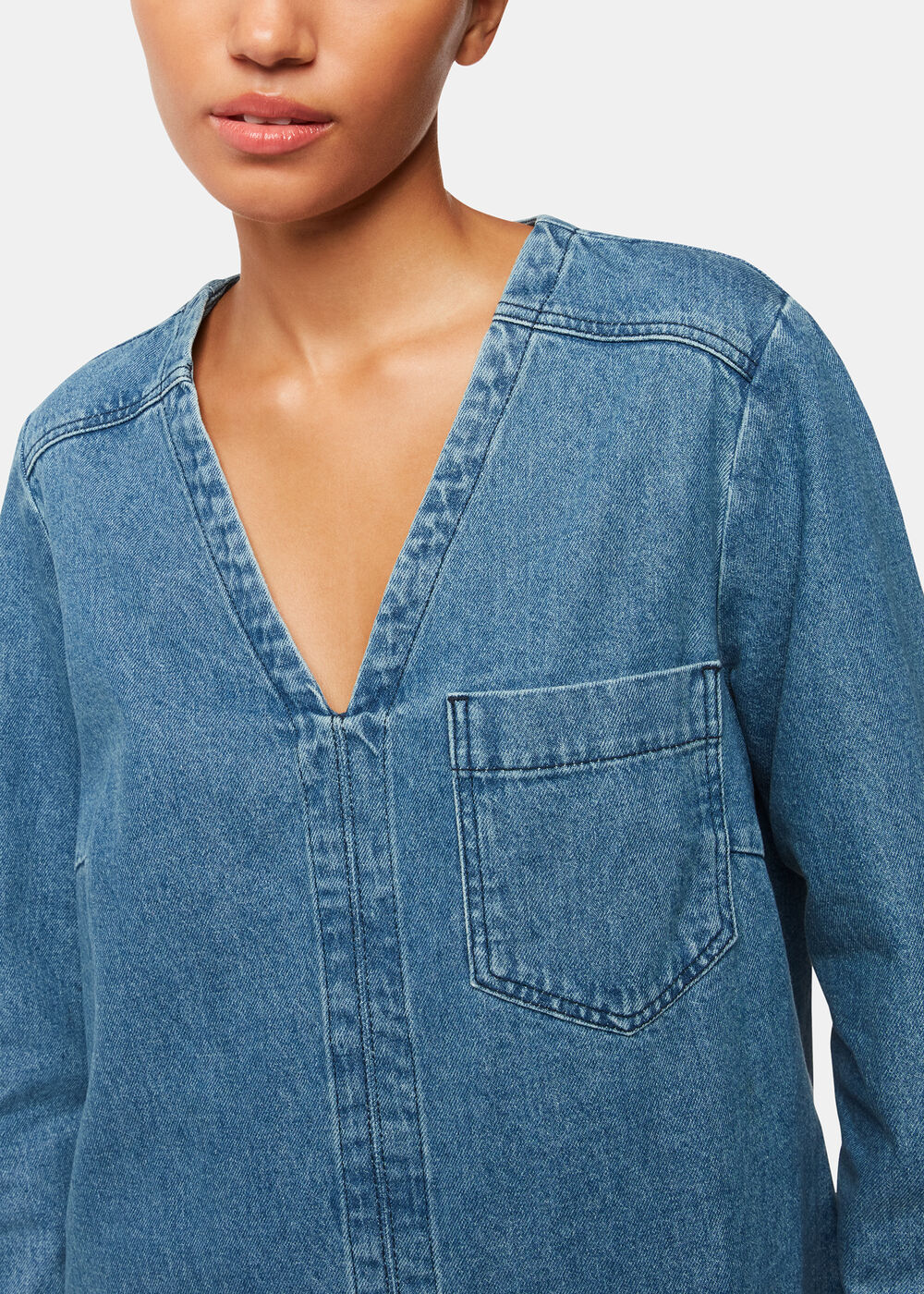 Denim Pocket Dress