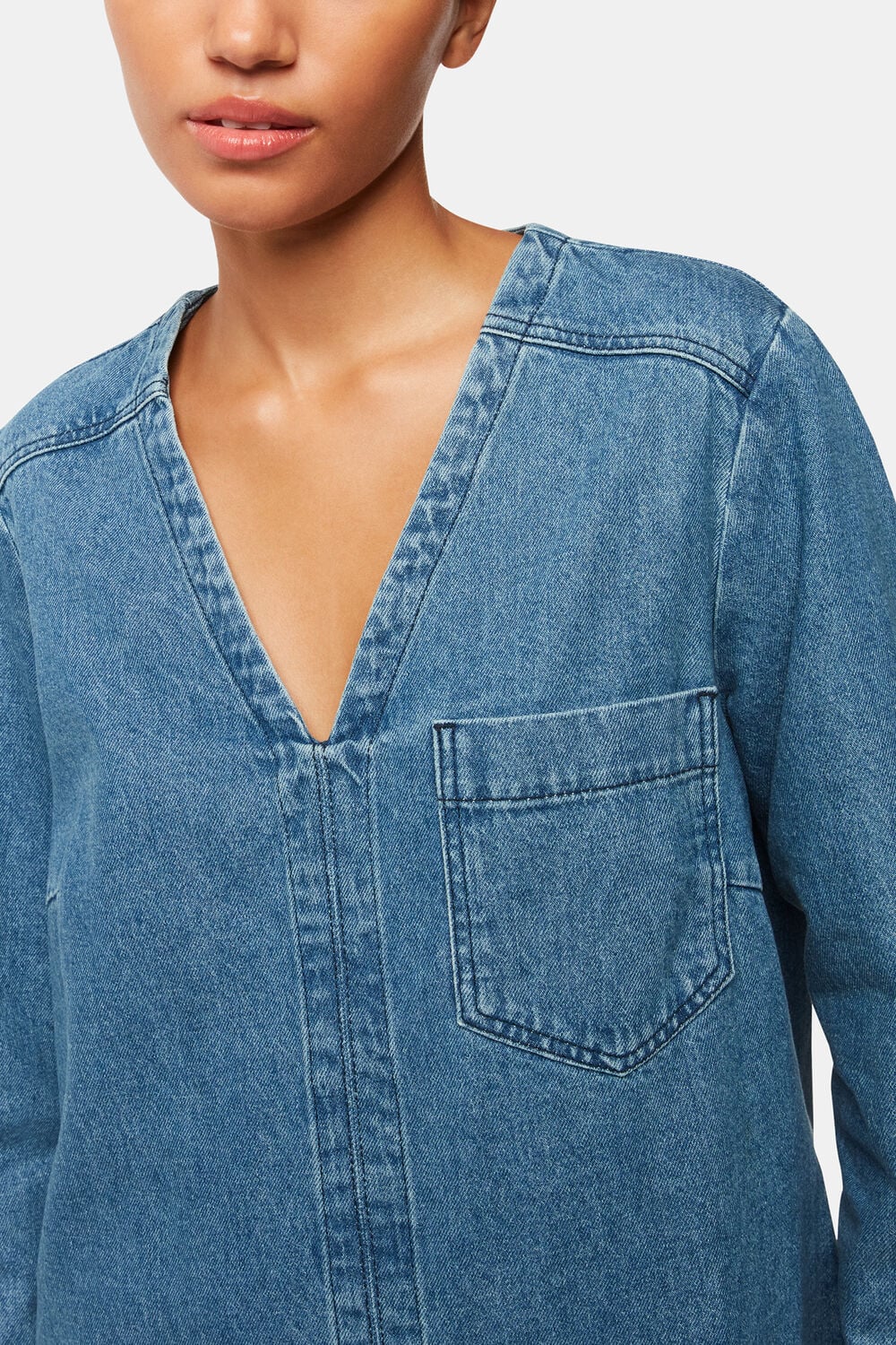 Denim Pocket Dress