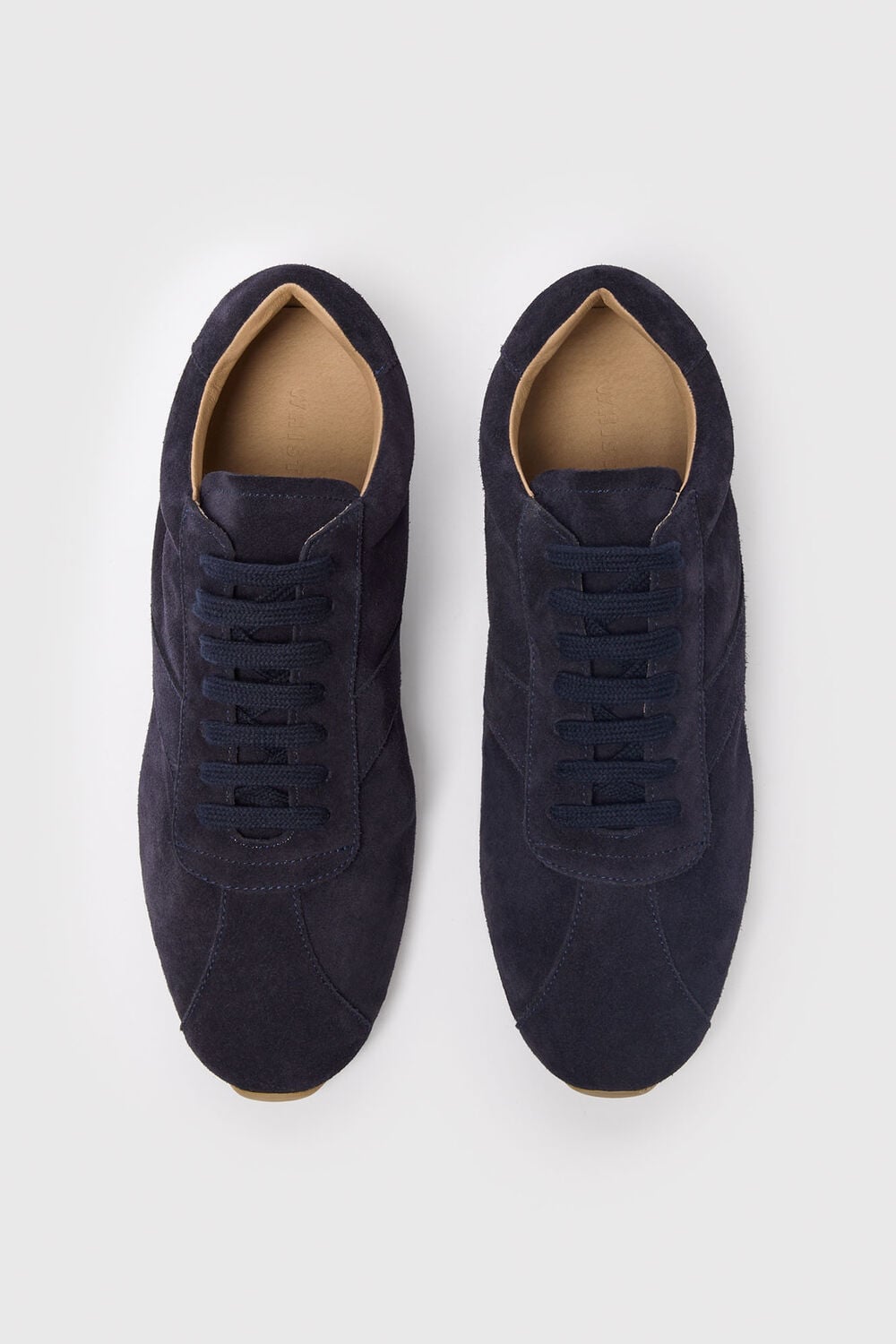 Navy Soft Suede Unlined Sneaker